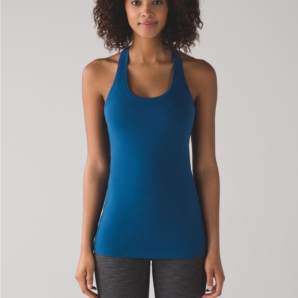 lululemon athletica Tops - Lululemon Cool Racerback  II in Poseidon blue